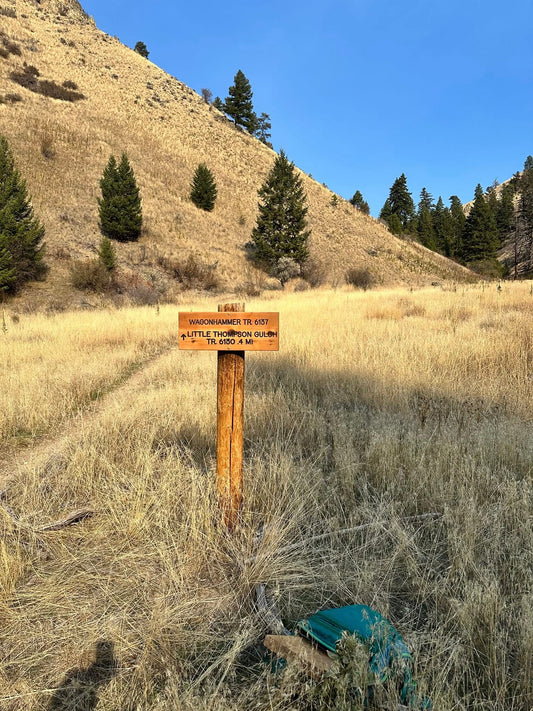 Sign of the Times: New Trail Signs Enhance Wagonhammer Adventures in Idaho